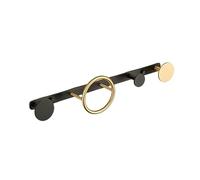 ZMQU Brushed Brass Coat Hook, Home Decoration Wall Hook, There are 3/4/5/6/7 Hooks Suitable for Entrance, Living Room, Bedroom, Bathroom(36cm/14.1in)(36cm/14.1in)