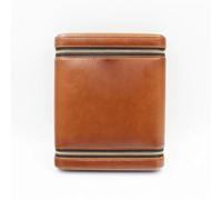 ZMQU Humidor Portatile for sigari, Custodia Portatile in Pelle for sigari, umidificatore for 6 Tubi, Mini Scatola umidificatrice, Accessori for sigari da Viaggio con Scatola Regalo.