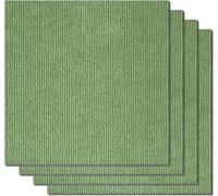 ZMQU Piastrelle for Moquette, tappetini autoadesivi Quadrati di Protezione for Moquette, Piastrelle Antiscivolo Fai da Te, 12 x 12 Pollici - 16 Pezzi (Verde)(Green)