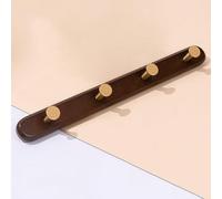 ZMQU Retro Style Heavy-Duty Hook Rack, Hook Racks for Hanging Towels, Clothes, Hats, Wall-Mounted Coat Racks for Kitchens, Bathrooms, Bedrooms(Grey,60cm/23.6in)(Brown,40cm/15.7in)