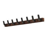 ZMQU Wooden Heavy Duty Coat Rack for Wall, Coat Hanger Hooks for Hanging Coats,Jacket,Hat,Clothes,Brown(White,65cm/25.5in)(White,75cm/29.5in)