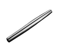 ZMREN Mattarello in Acciaio Inox 304, Antiaderente Lungo in Metallo per Pasta di Zucchero, Ravioli, Biscotti, Tortellini, Dolci e Pizza (32.5CM)