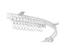 ZMTGLTG Binari for Tende Pieghevoli da 1 A 6 Metri, Montaggio A Soffitto, Adatti for Vetrate Curve E Tende da Doccia(5.0m)