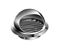 ZMTGLTG Cappa aspirante da Cucina, Cappa Antivento e Antipioggia in Acciaio Inox 304, Cappa di Ventilazione con Presa d'Aria Esterna, Resistente alla ruggine.(90mm)