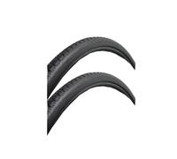 ZMTGLTG Pneumatici Solidi Non gonfiabili 20/22/24x1 3/8 - Pneumatici Antiscivolo e Resistenti all'Usura Neri/Grigi, durevoli e di Lunga Durata(Black,24 Inches)