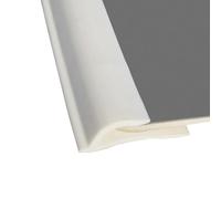 ZMTGLTG Striscia di Transizione di Tipo P, Materiale PVC, Flessibile E Pieghevole, Resistente all'Usura, Progettata for Cuciture di Tappeti, Striscia di Tenuta dei Bordi.(White)