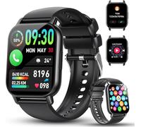 ZMWO Smartwatch per uomo e donna, schermo curvo HD da 1,95 pollici con chiamate Bluetooth, braccialetto per l'attività fisica, oltre 110 modalità sportive, impermeabile IP68