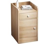ZMYJTO Comodino da 25 cm Mini comodino moderno in MDF stretto con armadio e cassetto per camera da letto, mobili per soggiorno