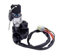 ZNAGDFVW Dell'accensione Chiave Compatibile con Suzuki per GSXR1000 per GSXR1000Z 2003-2004 1 Pz Accensione Moto Carburante per Tappo Serbatoio Carburante Serratura con 2 Chiavi Kit OEM: 37000-16840