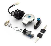 ZNAGDFVW Dell'accensione Chiave Compatibile con Yamaha per Virago per XV125 per XV250 per XV535 Interruttore di Accensione per Moto Tappo Serbatoio Set di Chiavi per Serratura Sella Accessori