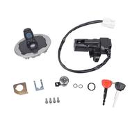 ZNAGDFVW Dell'accensione Chiave per Ninja per Z400 per EX400 2018 2019 2020 2021 2022 2023 Kit Interruttore di Accensione Moto Tappo Carburante Coperchio Serbatoio per Serratura Sella con 2 Chiavi