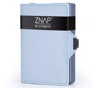 ZNAP Slim Wallet 12 - Portafoglio, 12 carte, portamonete, 8,9 x 1,8 x 6,3 cm (LxHxP) Protezione RFID