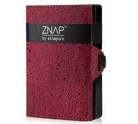 ZNAP Slim Wallet 12 - Portafoglio, 12 carte, portamonete, 8,9 x 1,8 x 6,3 cm (LxHxP) Protezione RFID