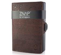 ZNAP Slim Wallet 12 - Portafoglio, 12 carte, portamonete, 8,9 x 1,8 x 6,3 cm (LxHxP) Protezione RFID