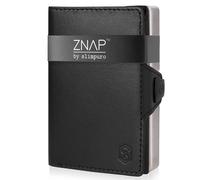 ZNAP Slim Wallet 8 - Portafoglio, 8 carte, portamonete, 8,9 x 1,5 x 6,3 cm (LxHxP) Protezione RFID