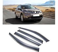 ZNCJY 4 Pezzi Deflettore del Vento Auto per Nissan Murano 2011 2012 2013 2014, Parapioggia Finestrino Deflettori Aria Laterale Protezione Visiera
