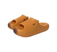 ZNEL Donna Uomo Testa di Capibara Punta Aperta Pantofole Suola Spessa 4cm Antiscivolo Sandali Comodi Asciugatura Rapida Scarpe per Casa da Doccia(36/37 EU, Brown)