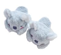 ZNEL Grazioso Koala novità Animale Morbide Pantofole di Peluche per Adulti Accoglienti E Comode Robuste Suole in Gomma Scarpe da Casa con Suola Antiscivolo(37/38 EU, Gray)