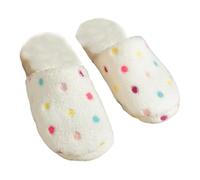 ZNEL Motivo a Cuore Pantofole Morbide E Pelose Memory Foam Antiscivolo Scarpe per Casa Comode per Interni/Esterni Donna E Uomo(42/43 EU, K)