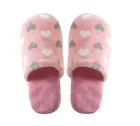ZNEL Motivo a Cuore Pantofole Morbide E Pelose Memory Foam Antiscivolo Scarpe per Casa Comode per Interni/Esterni Donna E Uomo(44/45 EU, I)