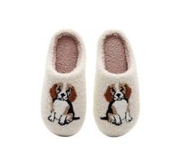 ZNEL Pantofole a Forma di Basset Hound per Donna E Uomo Morbide, Comode E Calde Antiscivolo Scarpe da Casa Invernali Pelose per Interni/Esterni(40/41 EU, Beagle)