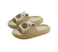 ZNEL Pantofole con Motivo a Capibara per Donna E Uomo, Graziose Antiscivolo Sandali da Spiaggia Unisex Ciabatte con Animali Scarpe Estive Leggere(42/43 EU, Offwhite)