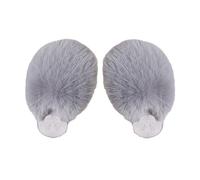 ZNEL Pantofole da Camera in Peluche Scarpe da Casa Morbide E Pelose con Suola Antiscivolo E Confortevole per Donna, Mamme E Ragazze(42/43 EU, Gray)