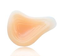 ZNEL Post Mastectomia Seno in Allungato Forma Laterali Inserti Protesi in Silicone Autoadesivo Tette Finte Donne E Crossdressers Concavo Rinforzatore del Reggiseno(300g/Piece, Left Side Only)
