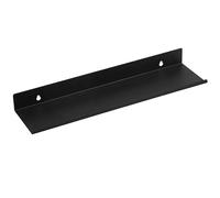 ZNJAMN 2 mensole sospese a parete senza trapano, decorazione for stanza, for piante, vasi da fiori, opere d'arte, bagno, cucina, mobili, organizzatori in metallo(Black 40cm)