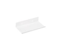 ZNJAMN 2 mensole sospese a parete senza trapano, decorazione for stanza, for piante, vasi da fiori, opere d'arte, bagno, cucina, mobili, organizzatori in metallo(White 20cm)
