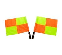 ZNJAMN 4 Pezzi di Bandiere for arbitri, in Tessuto Impermeabile, con Manico in Spugna, Adatto for Partite Calcio all'aperto per Calcio