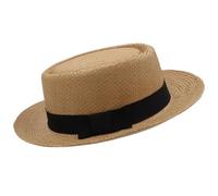 ZNJAMN Cappello A Cilindro Cappelli di paglia classici da uomo e donna, cappelli sole Fedora, cappellini Trilby Per La Festa(Color1)