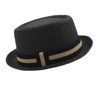 ZNJAMN Cappello A Cilindro Cappelli di paglia classici da uomo e donna, cappelli sole Fedora, cappellini Trilby Per La Festa(Color2)