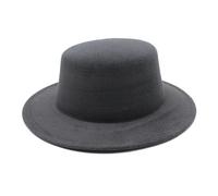 ZNJAMN Cappello A Cilindro Cappelli Fedora in feltro, cappelli jazz con parte superiore piatta in imitazione di lana solida Per La Festa(Color5)