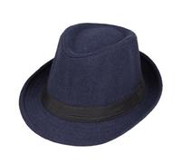 ZNJAMN Cappello A Cilindro Cappello classico Fedora da uomo casual invernale gentiluomo in feltro Per La Festa(Color5)