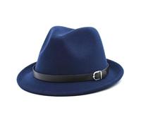 ZNJAMN Cappello A Cilindro Cappello classico in feltro Fedora for uomo e donna, berretto da cowboy Trilby Per La Festa(Color5)
