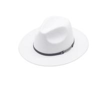 ZNJAMN Cappello A Cilindro Cappello Fedora da uomo, cappello universale e donna, jazz a tesa larga Per La Festa(Color4)