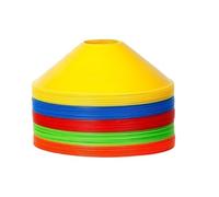 ZNJAMN Coni per Allenamento di Calcio 15 Pezzi di Disco con Logo, Spesso, Attrezzatura for Allenamento Calcio, ostacolo da Basket, Cono per L'Allenamento