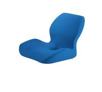 ZNJAMN Cuscino Per Sedile In Memory Foam Cuscino del sedile in memory foam for la sedia da ufficio, supporto for vita, schienale, massaggio ai fianchi dell'auto Per Seggiolino Auto(Blue)