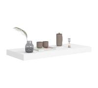 ZNJAMN Libreria A Muro Mensola a muro bianca da parete 23,6'' X 9,3'' X 1,5'' Espositore in MDF for riporre libri di decorazioni for la casa
