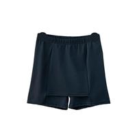 ZNJAMN Mutandine Boyshort da Donna Double Layer Safety Panties for Women Boxer High Waist Protective Shorts Under The Skirts Summer Dress Underwear per Donne(Black,XL)