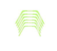 ZNJAMN Ostacoli per L'Allenamento della velocità 6 Ostacoli for l'agilità e Il Gioco di Gambe nel Calcio per L'Allenamento(Color3)