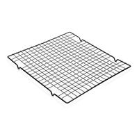 ZNJAMN Rete per Barbecue Teglia da Forno con griglia in Acciaio Inossidabile, Antiaderente, for Raffreddamento di Torte, Forno, Cucina, Pizza, Pane, Barbecue, Biscotti, ripiano Porta-Biscotti(L)