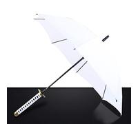 ZNLVZSH Ombrello Cosplay Anime 210T Manico Lungo 8 Ossa Samurai Impermeabile Antivento Forte Ninja Katana Ombrello,Shusui/Wado Ichimonji/Kitetsu/Yubashiri, B