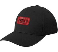 ZNODXFIV Berretto da Baseball Biglietto per l'inferno - Cool Divertente Casco Moto O Auto Paraurti Spiaggia Occidentale da Donna Cappello da Uomo Cool