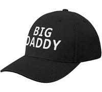 ZNODXFIV Berretto da Baseball da Uomo Nero Big Daddy Party Hat Luxury Hard Cool