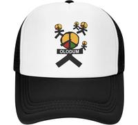 ZNODXFIV Cappelli da Camionista Olodum Cappello Hip-Hop Unisex Cappello da Sole Cappello da Pesca Poliestere Traspirante Mesh Berretto da Baseball Estate Fresco