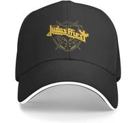 ZNODXFIV Cappello con Visiera di Movimento all'aperto Unisex British Steel Firepower Judas Priest Accessori Classico Berretto da Baseball Cappelli da Uomo Donne Visiera di Protezione Snapback Ca