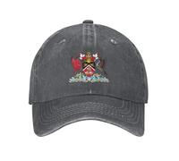 ZNODXFIV Cappello da Baseball Regolabile Unisex in Cotone Classico Classico Personalizzato, Cappello da papà, Stemma di Trinidad e migranti c'è, Uomini e Donne, Hip Hop Cool