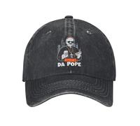 ZNODXFIV Classico da Papa Dall'America Chicago Papa Leo Berretto da Baseball Stile Unisex Distressed Denim Snapback cap Outdoor Allenamenti Regalo Cappello